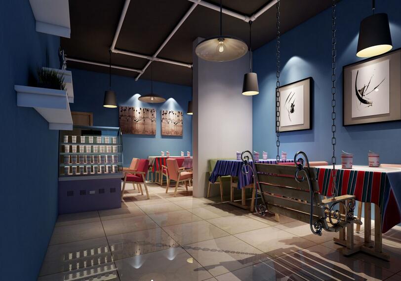 成都奶茶店裝修設計 經典案例欣賞|室內設計|空間/建筑|cdhtlzs - 原創(chuàng)設計作品 