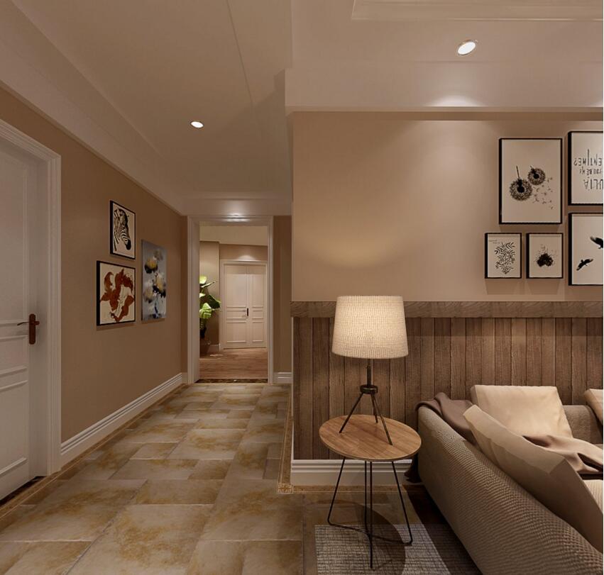 龍湖玖號院130平美式鄉(xiāng)村風格三室兩廳裝修需要多少錢